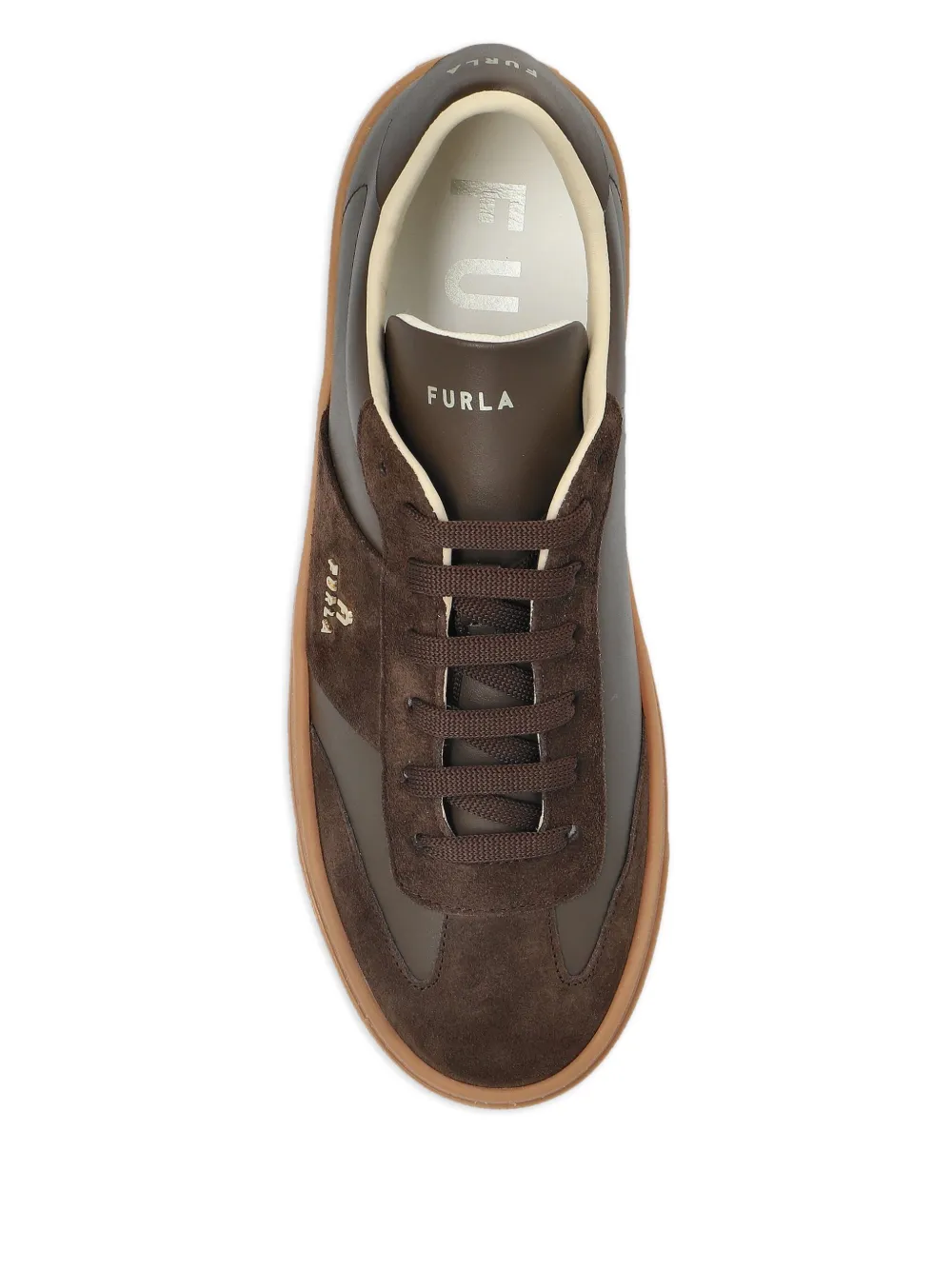 Furla Enjoy leather suede pumps Brown
