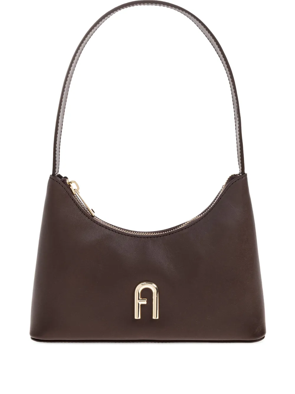 Furla mini Diamond leather shoulder bag | Brown | Image 1