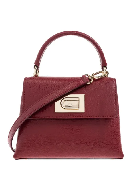 Furla mini 1927 leather tote bag