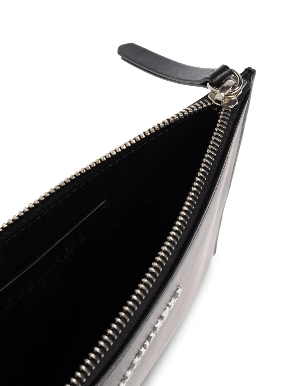 DSQUARED2 Clutch met logoplakkaat en rits Zwart