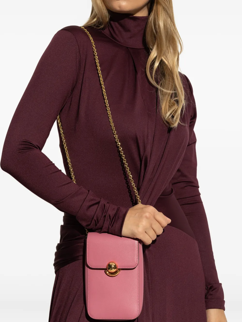 Furla chain-strap dome-top tote bag - Roze