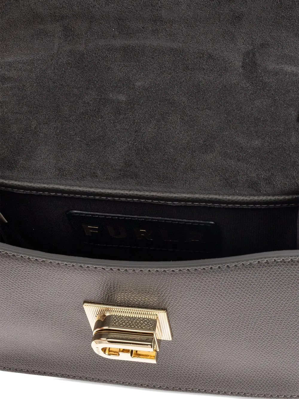 Furla Mini 1927 Chain-strap Cross Body Bag In Gray
