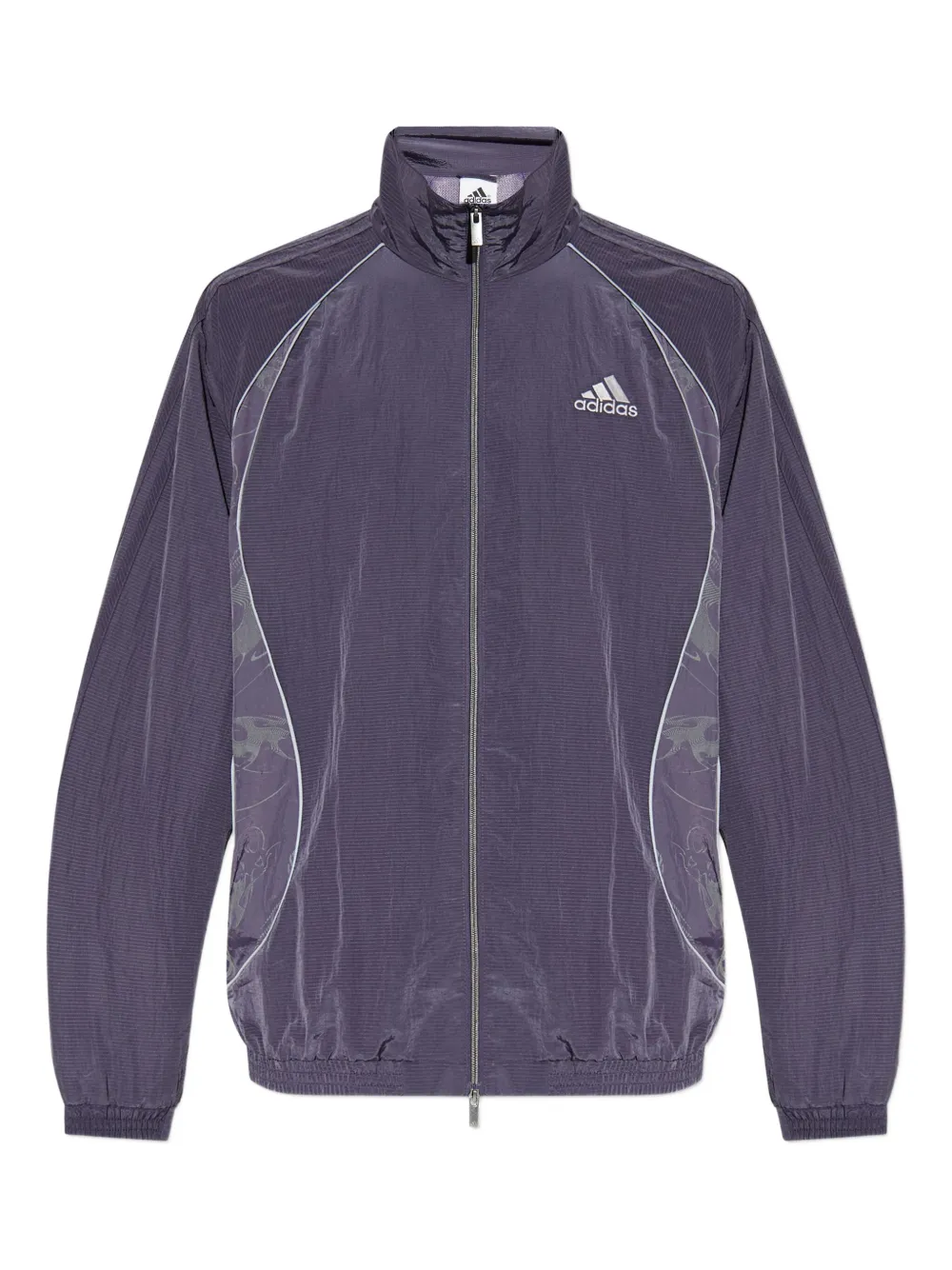 adidas zip-up track jacket | Purple | Image 1