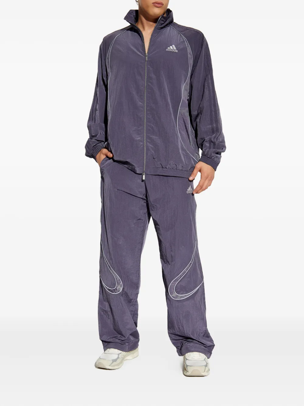 Adidas zip-up track jacket - Paars