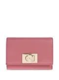 Furla leather lock-detail wallet - Pink