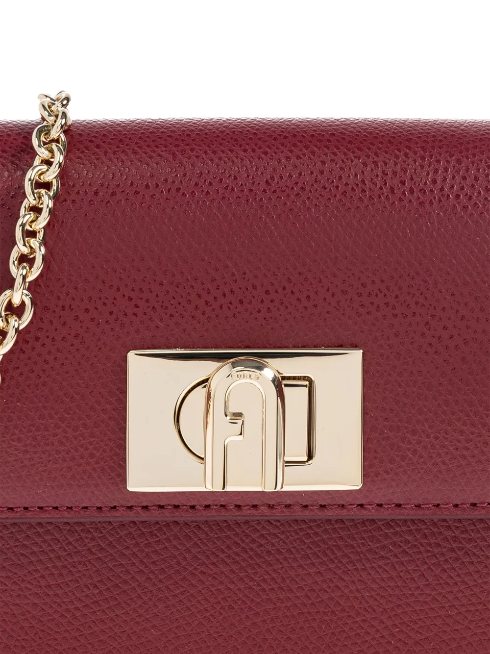 Furla Mini 1927 Chain-strap Cross Body Bag In Red