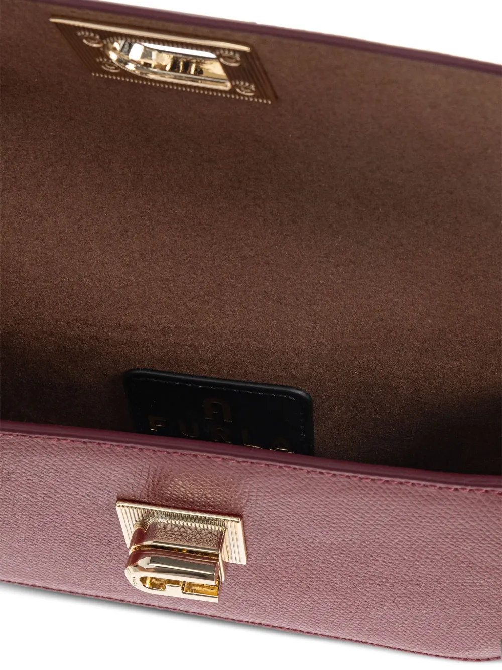 Furla 1927 mini-crossbodytas met ketting Rood