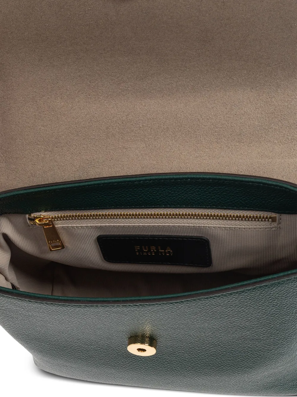 Furla Top-handle Satchel Bag In Green