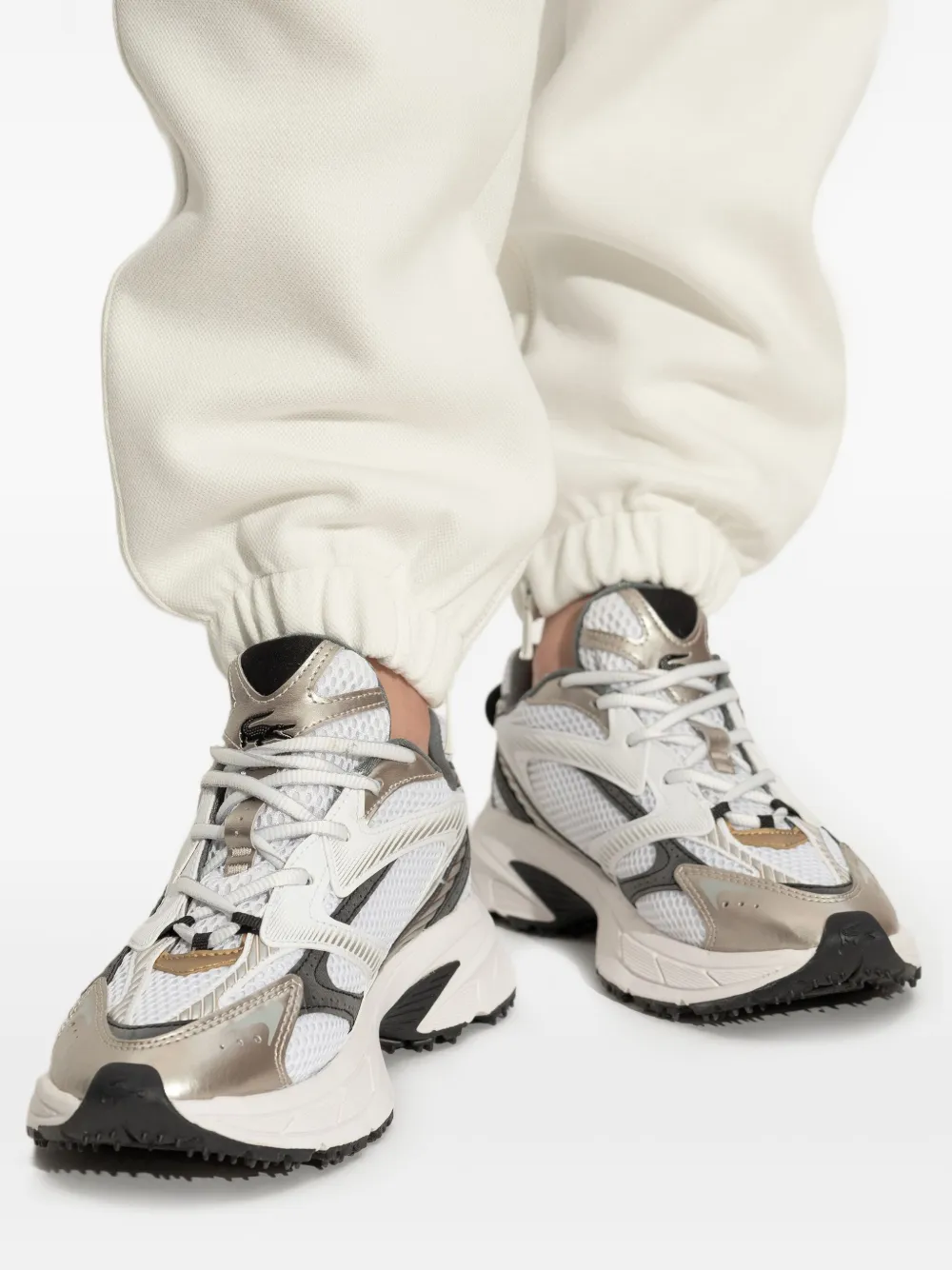 Lacoste L003 Neo Lace-up Sneakers In White