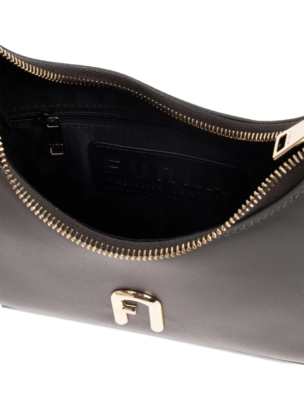 Furla Diamond schoudertas met rits Grijs