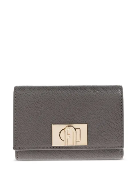 Furla lock-detail leather wallet