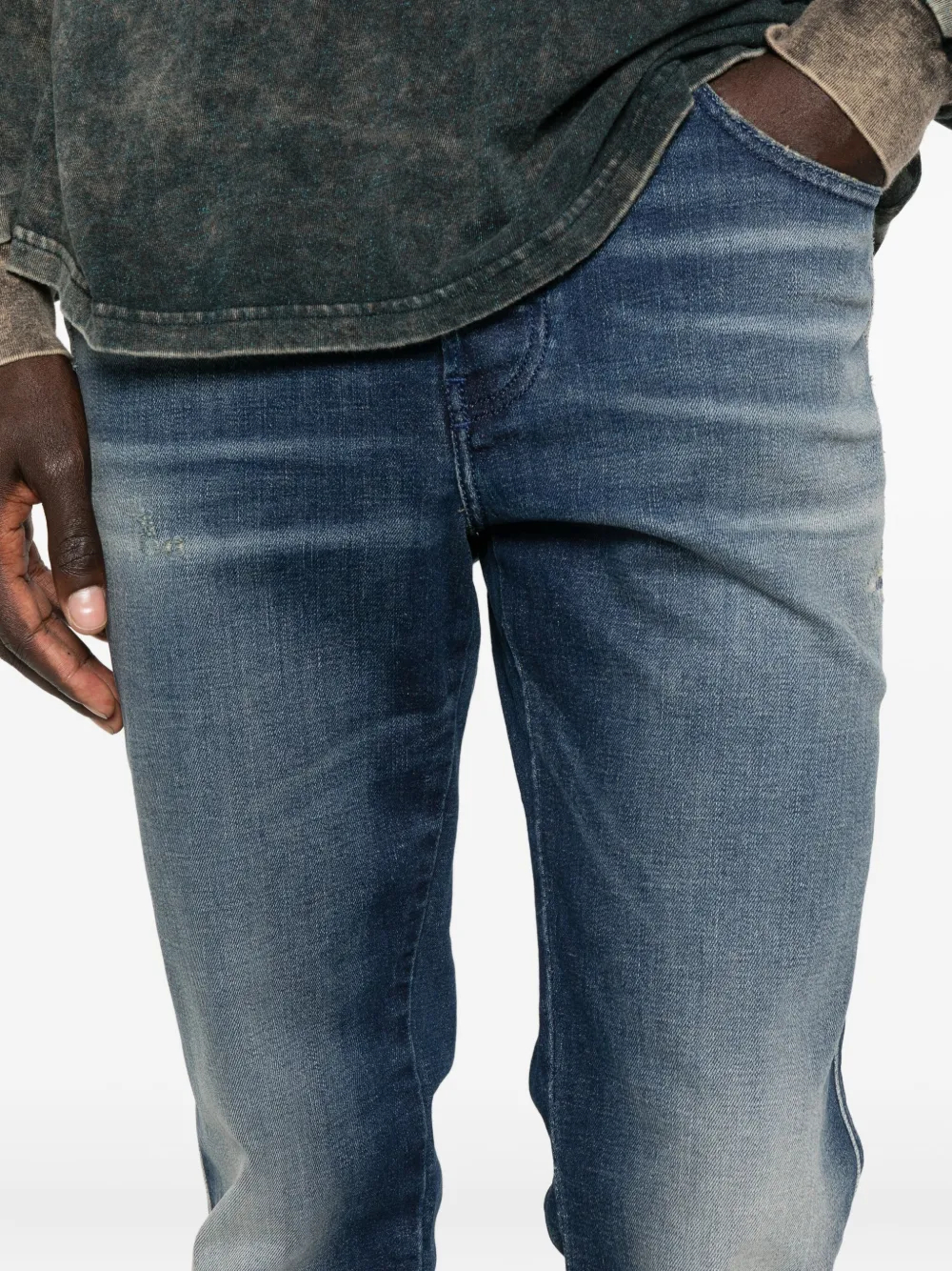 Diesel 1993 D-Vyl slim-fit jeans Blauw