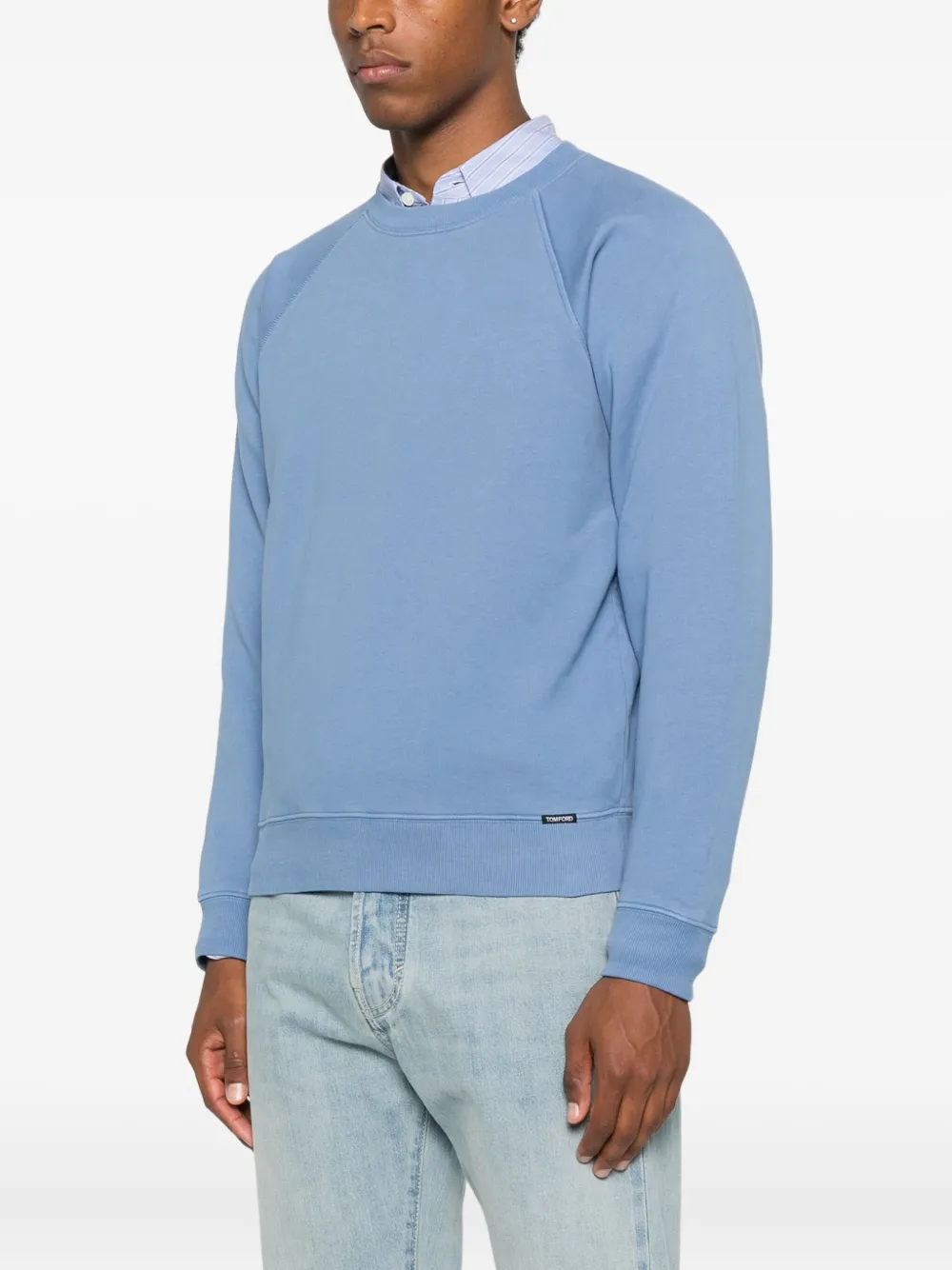 TOM FORD Sweater met raglan mouwen Blauw