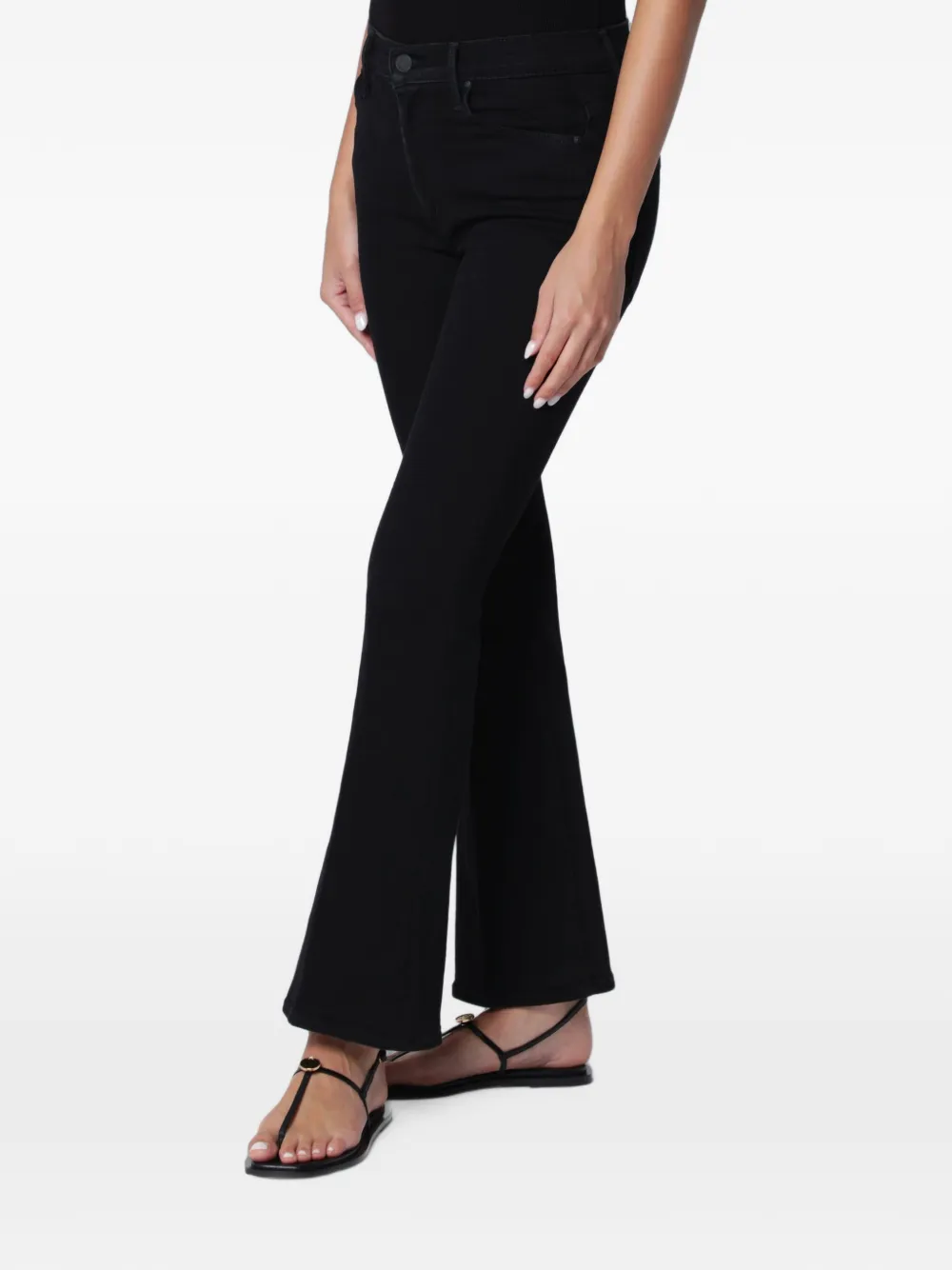 MOTHER The Weekender flared jeans Zwart