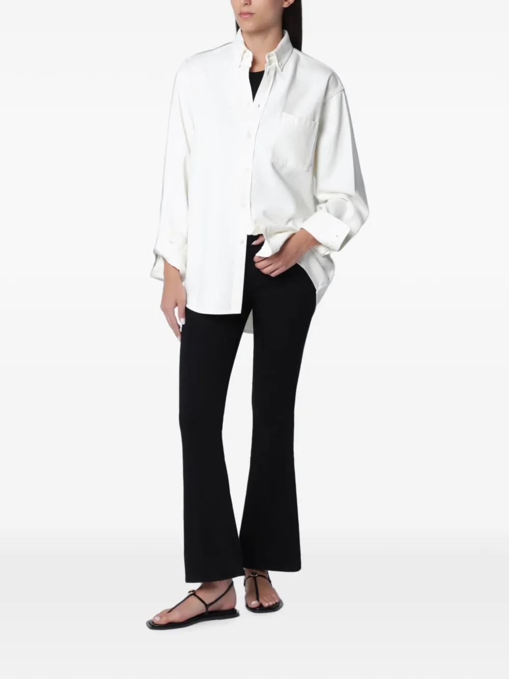 MOTHER The Weekender flared jeans Zwart