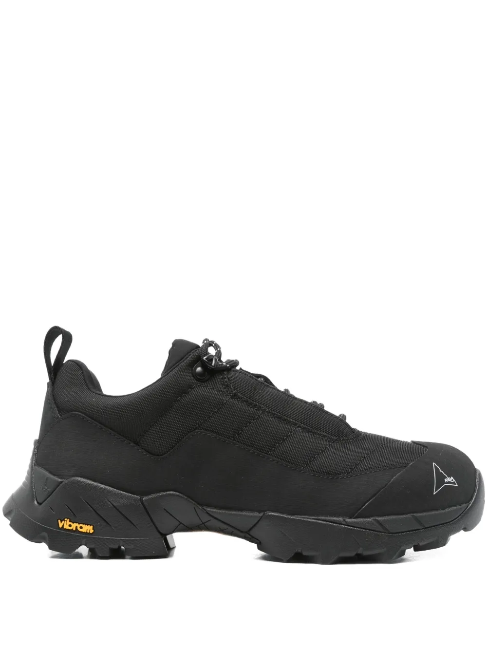 ROA quilted lace-up sneakers Black