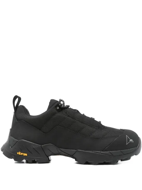 ROA quilted lace-up sneakers