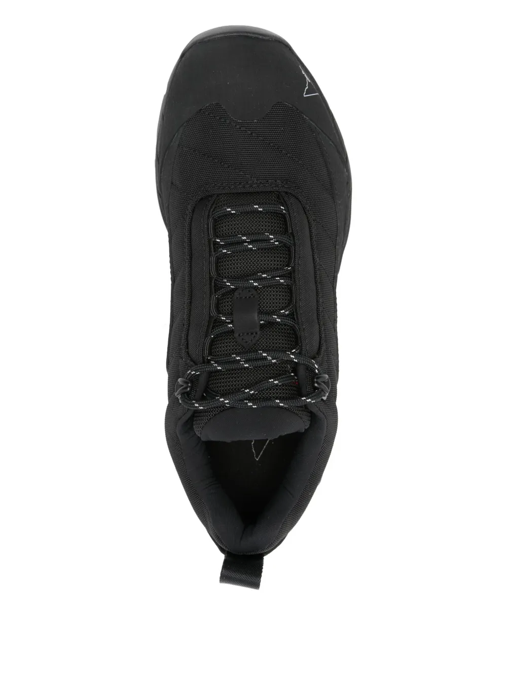 ROA quilted lace-up sneakers Black