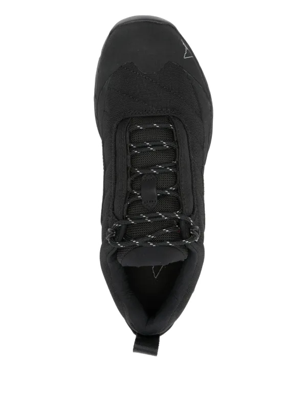 ROA Quilted lace-up Sneakers | Black | FARFETCH NO