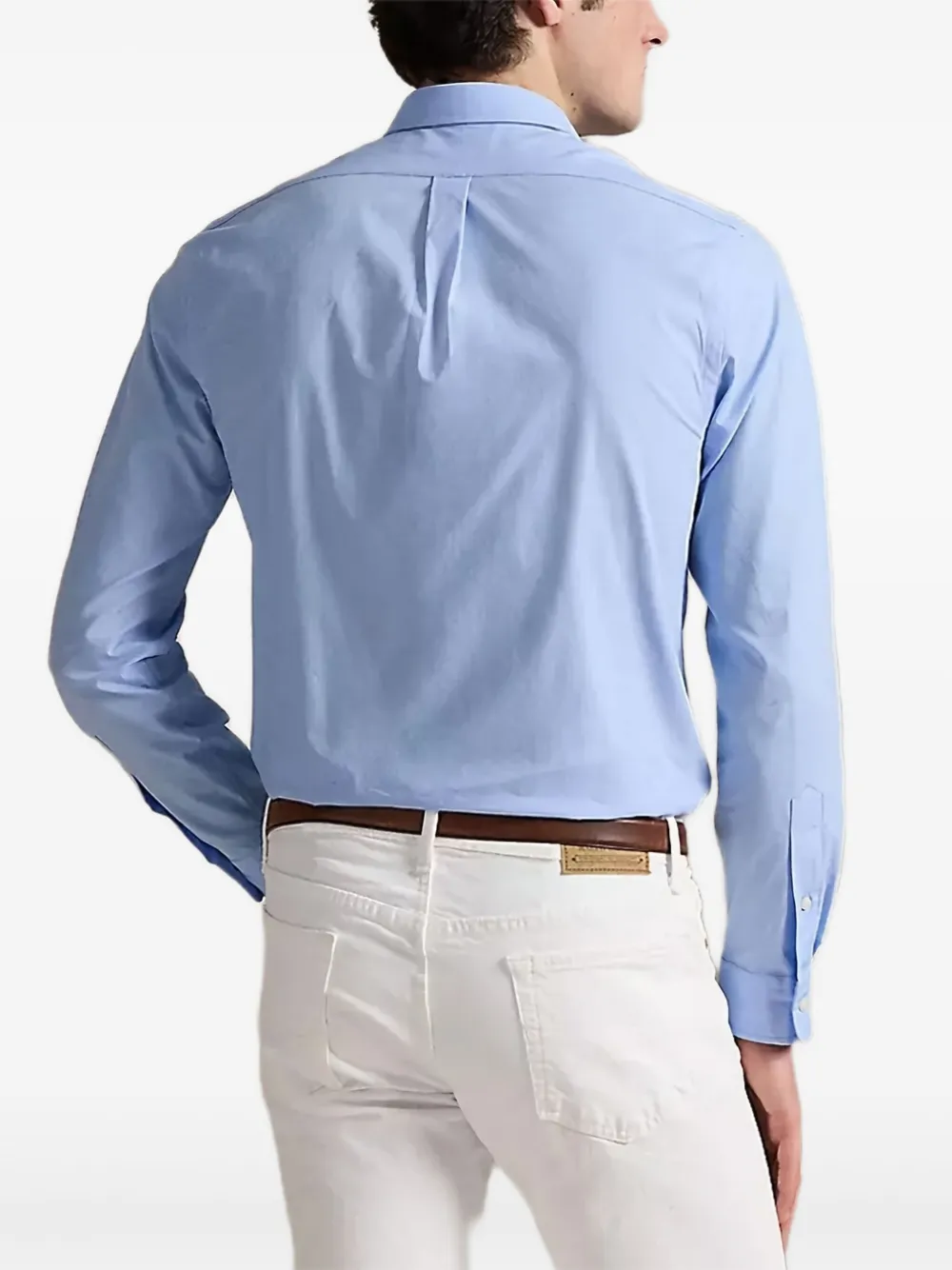 Polo Ralph Lauren long-sleeve oxford shirt Blauw
