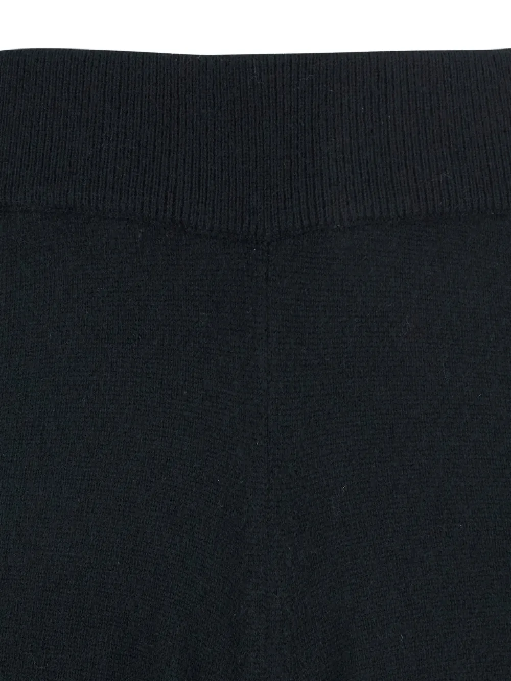 Allude Straight broek van kasjmier-wolblend Zwart