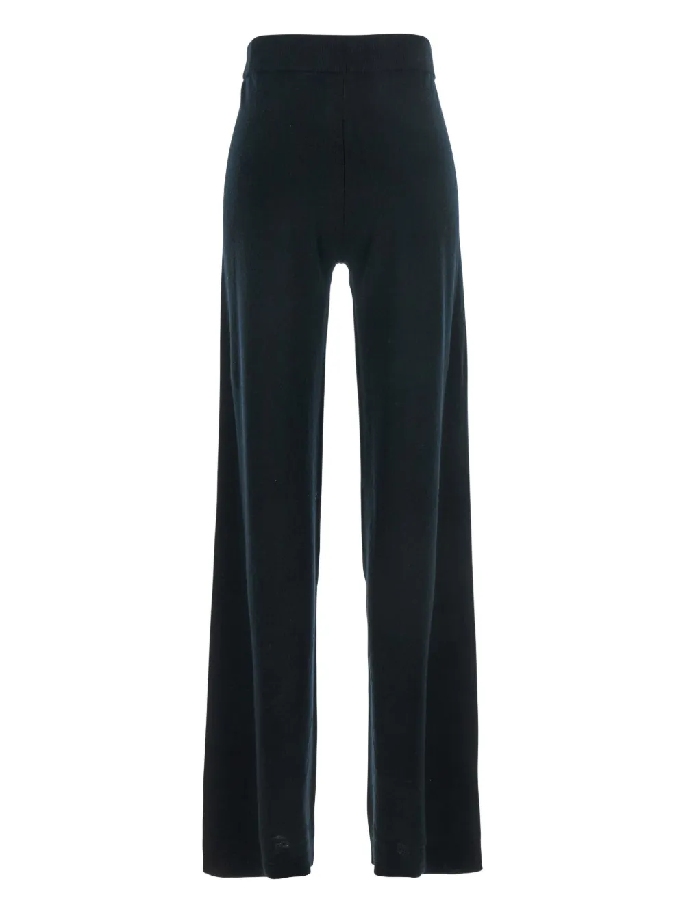 Allude Straight broek van kasjmier-wolblend Zwart