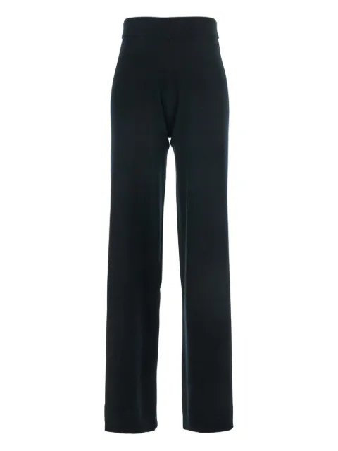 Allude straight-leg wool-cashmere trousers