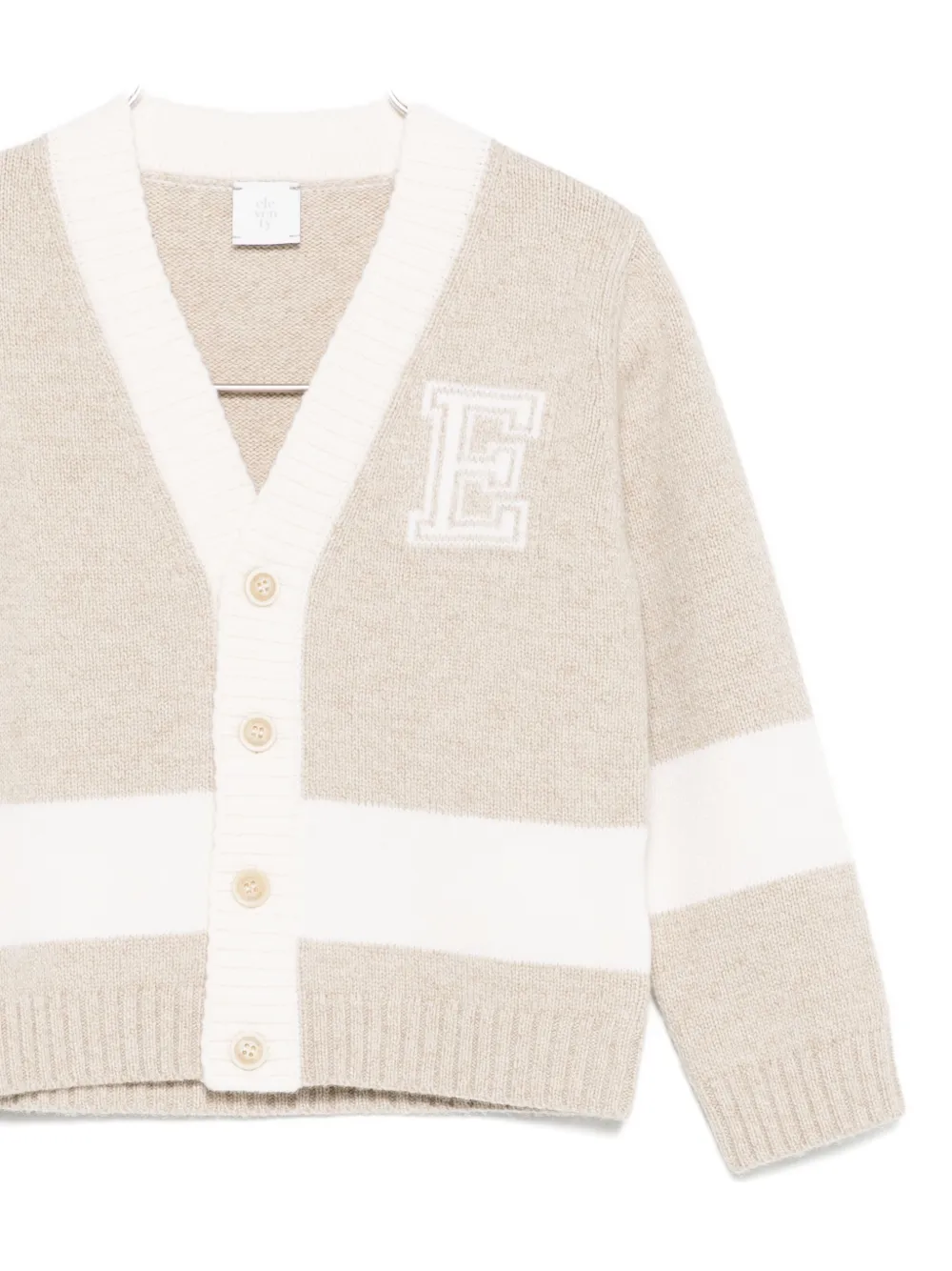 Eleventy Kids virgin-wool cardigan Bruin