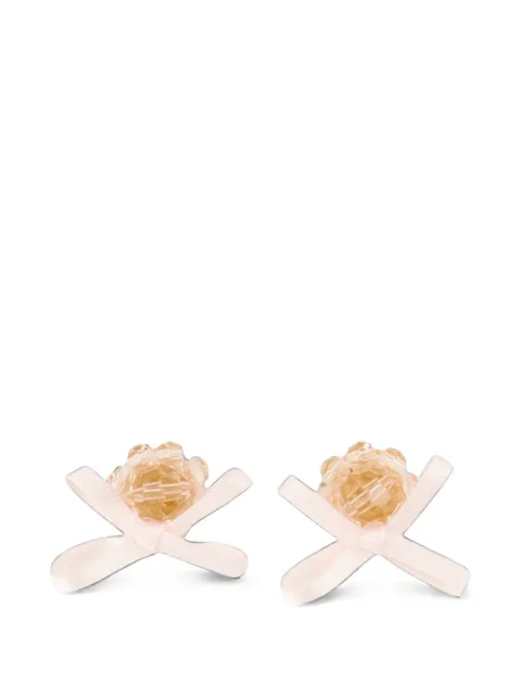 Simone Rocha Petite Bow Daisy earrings