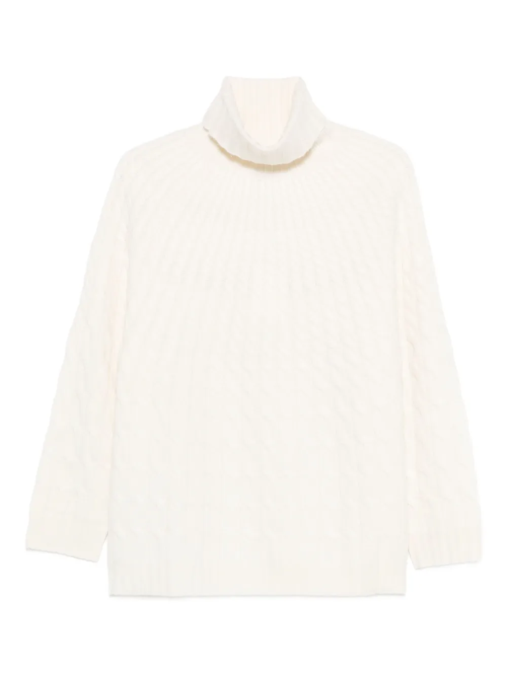 Altuzarra cable-knit turtleneck sweater - Toni neutri
