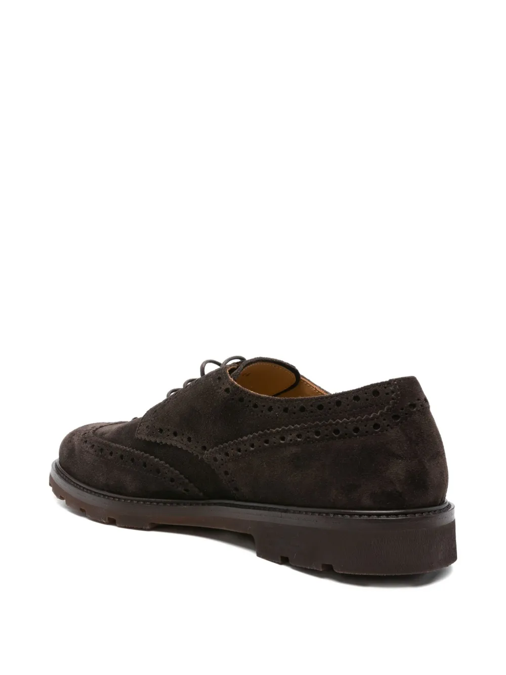 Henderson Baracco brogue derby shoes Brown