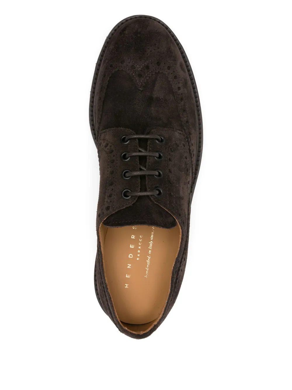 Henderson Baracco brogue derby shoes Brown
