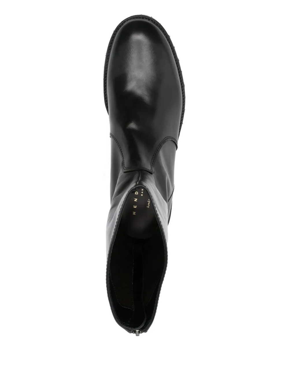 Henderson Baracco zip-fastening leather boots Black