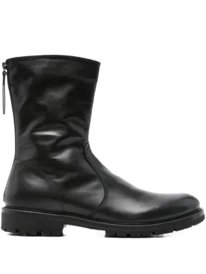 Y-3 zip-front Platform Boots | Black | FARFETCH RO