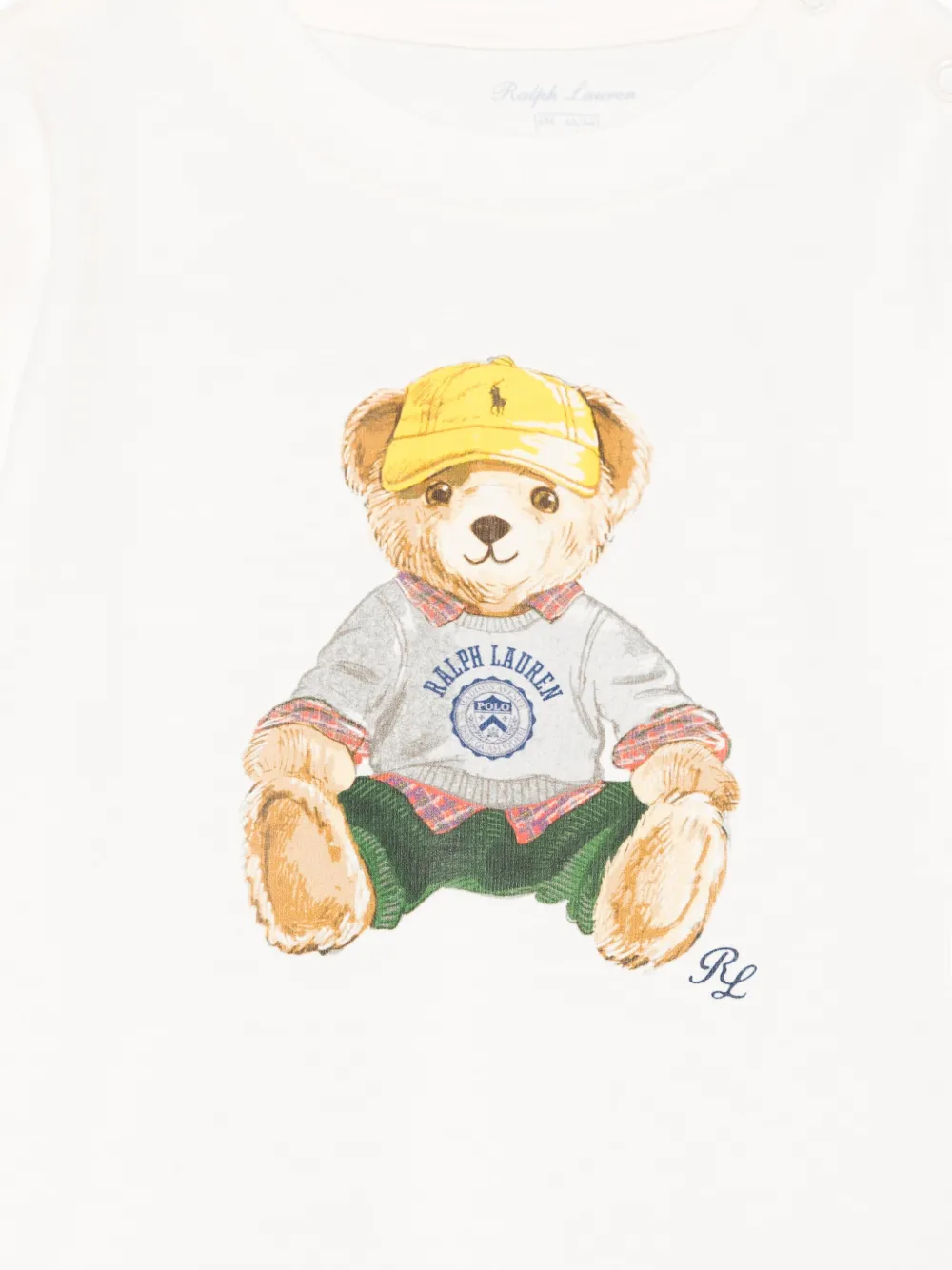 POLO RALPH LAUREN KIDS T-shirt met print Wit