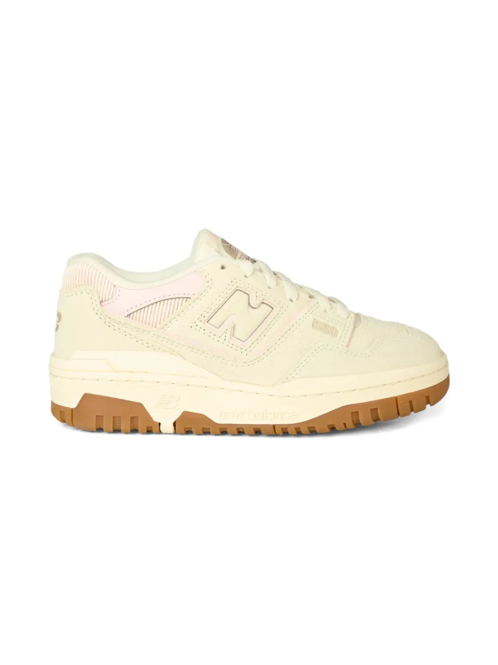 New Balance Kids 550 suede sneakers Neutrals