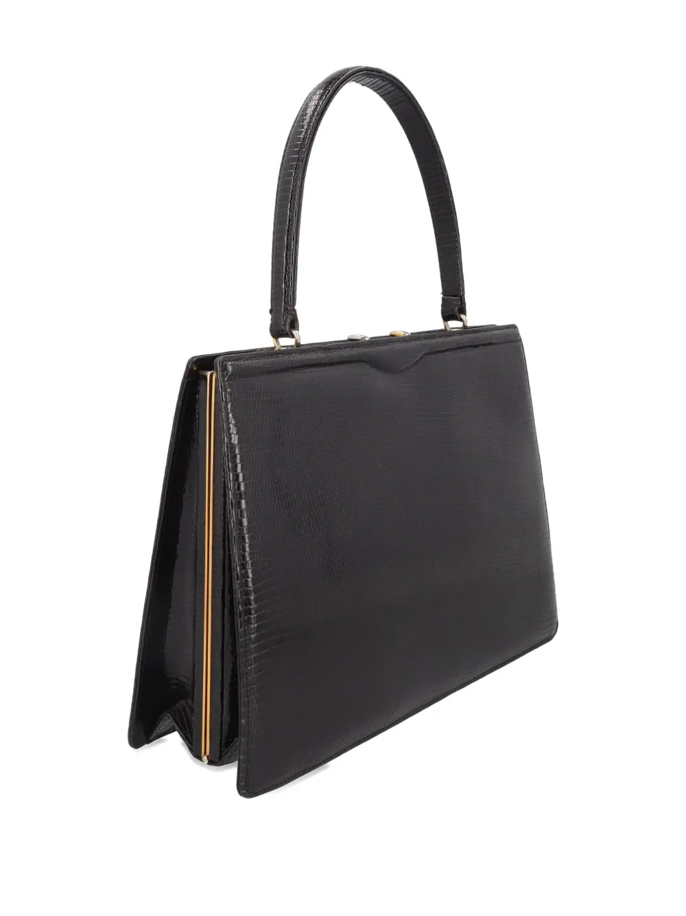Vintage lizard-leather tote bag | Image 2