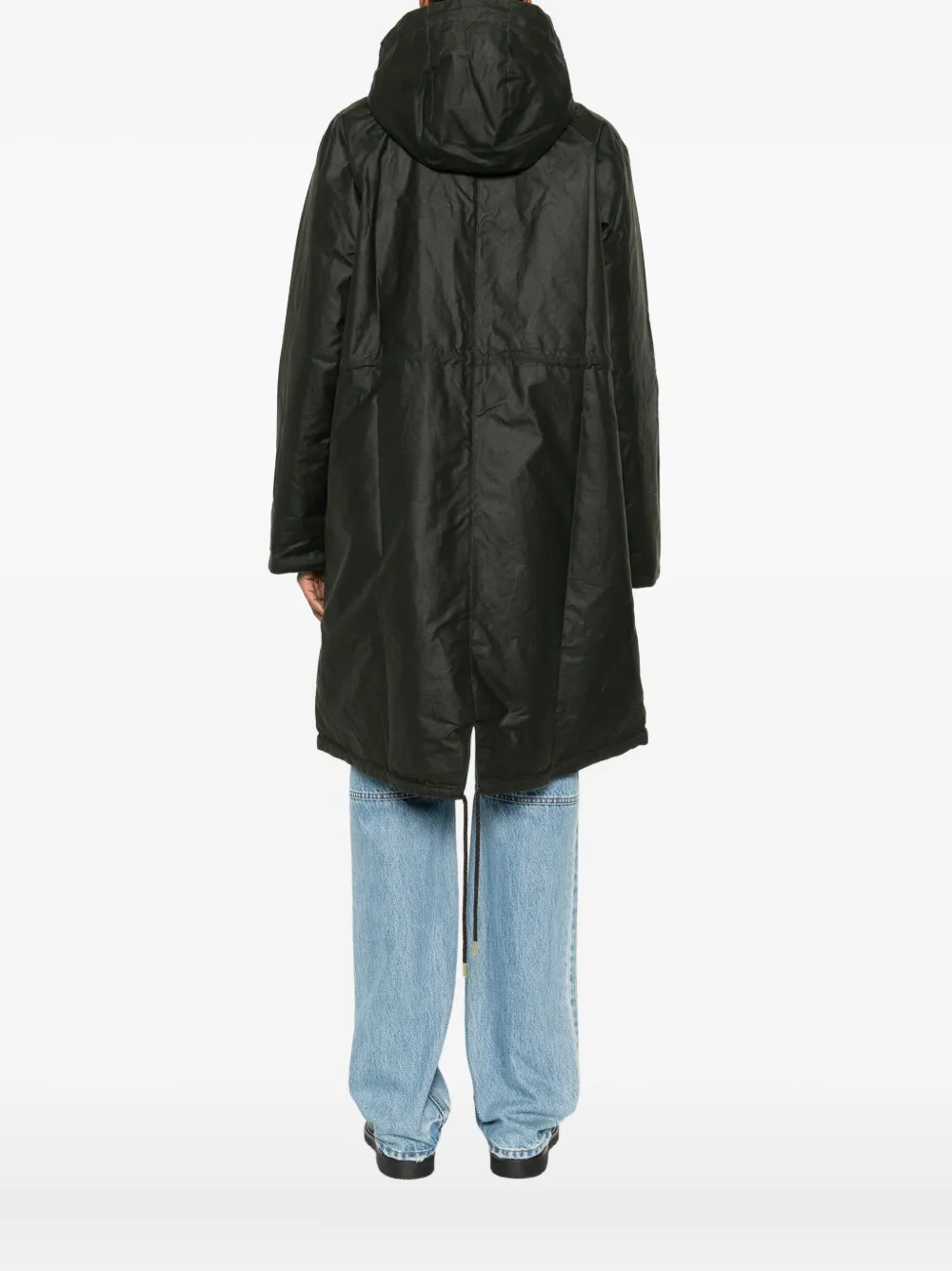 Barbour Hooded Parka In Black
