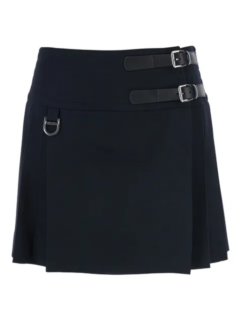 Seafarer Sam pleated buckled skirt