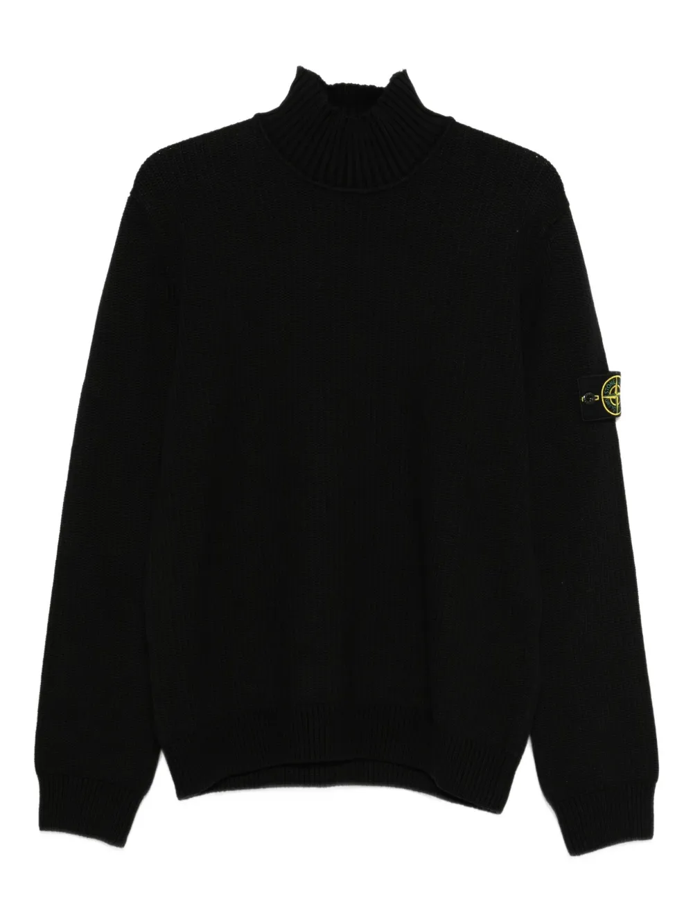 Stone Island high-neck sweater | Black | Image 1