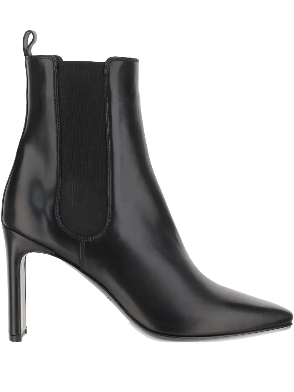 Sartore 90mm Kaliope elastic-panel leather boots Black