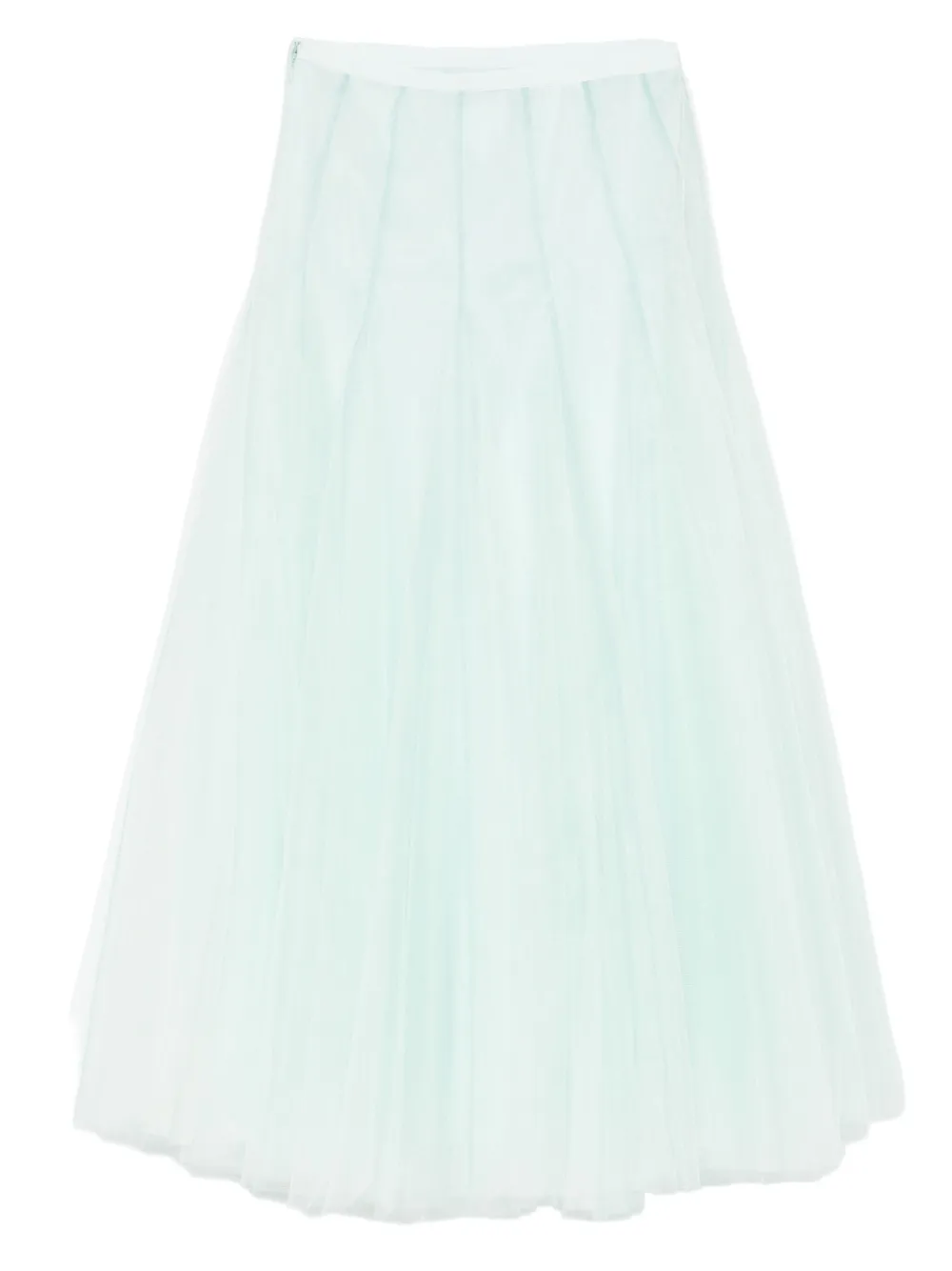 Parlor pleated-tulle skirt - Blauw