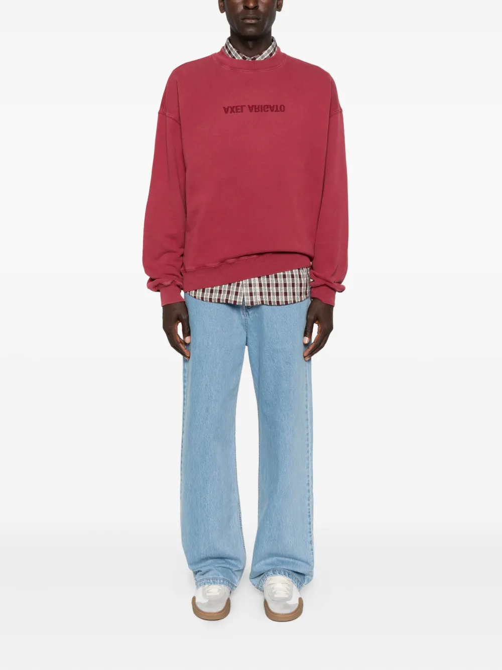 Axel Arigato Katoenen sweater - Rood