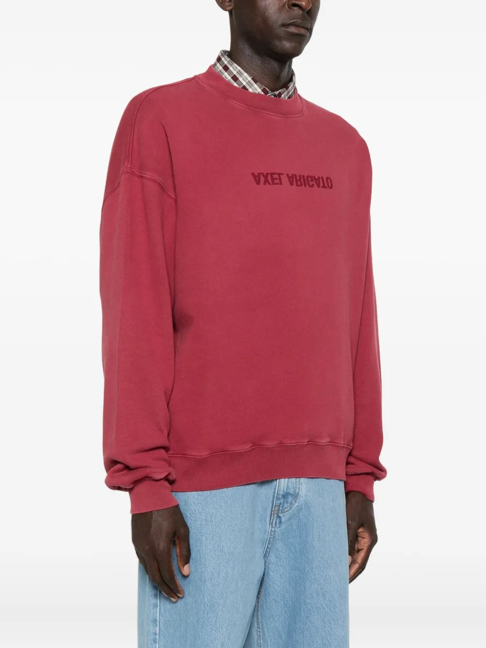 Axel Arigato Katoenen sweater Rood