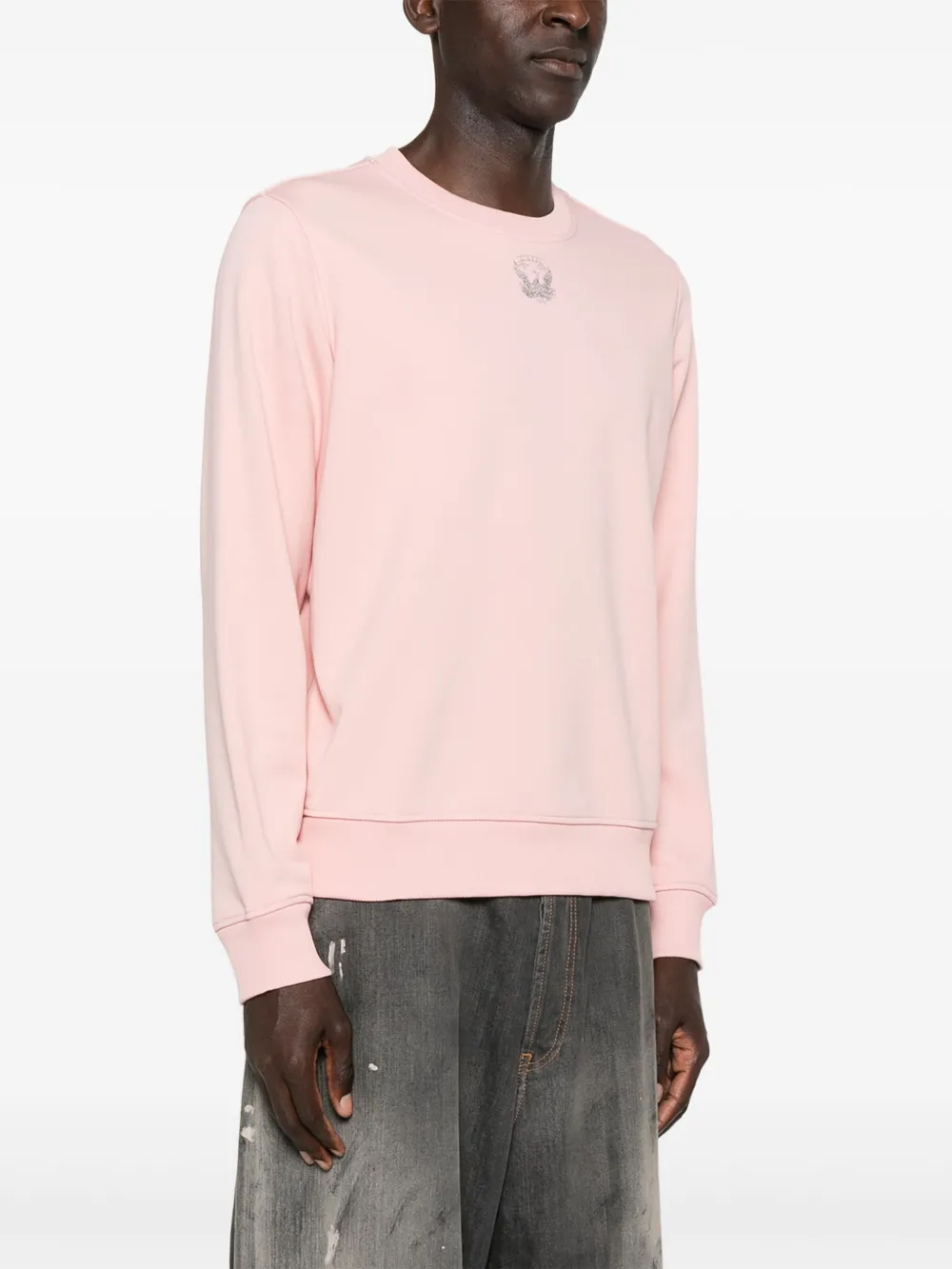 Diesel Sweater met ronde hals Roze