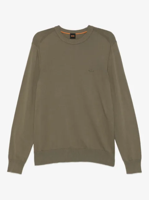 BOSS pull à logo brodé
