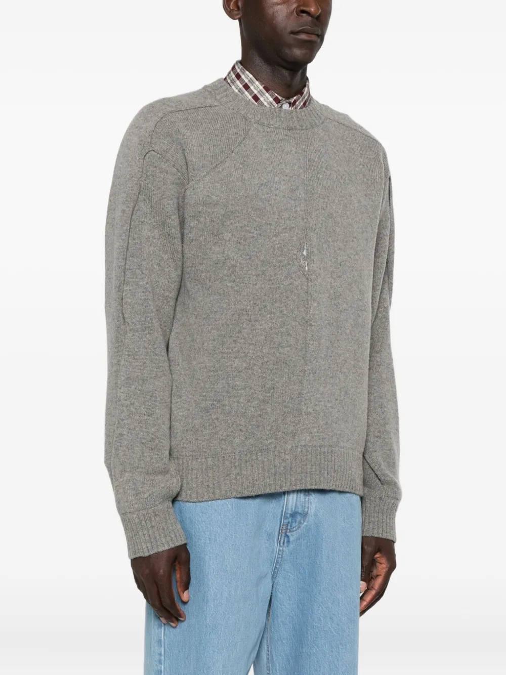 Axel Arigato Crew-neck Sweater In Gray