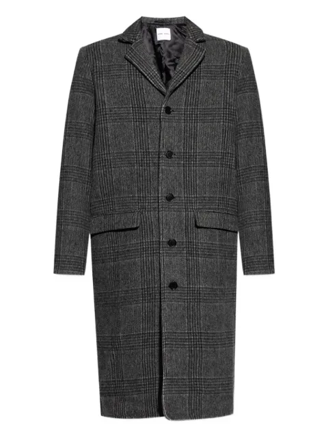 SAMSOE SAMSOE checked wool coat