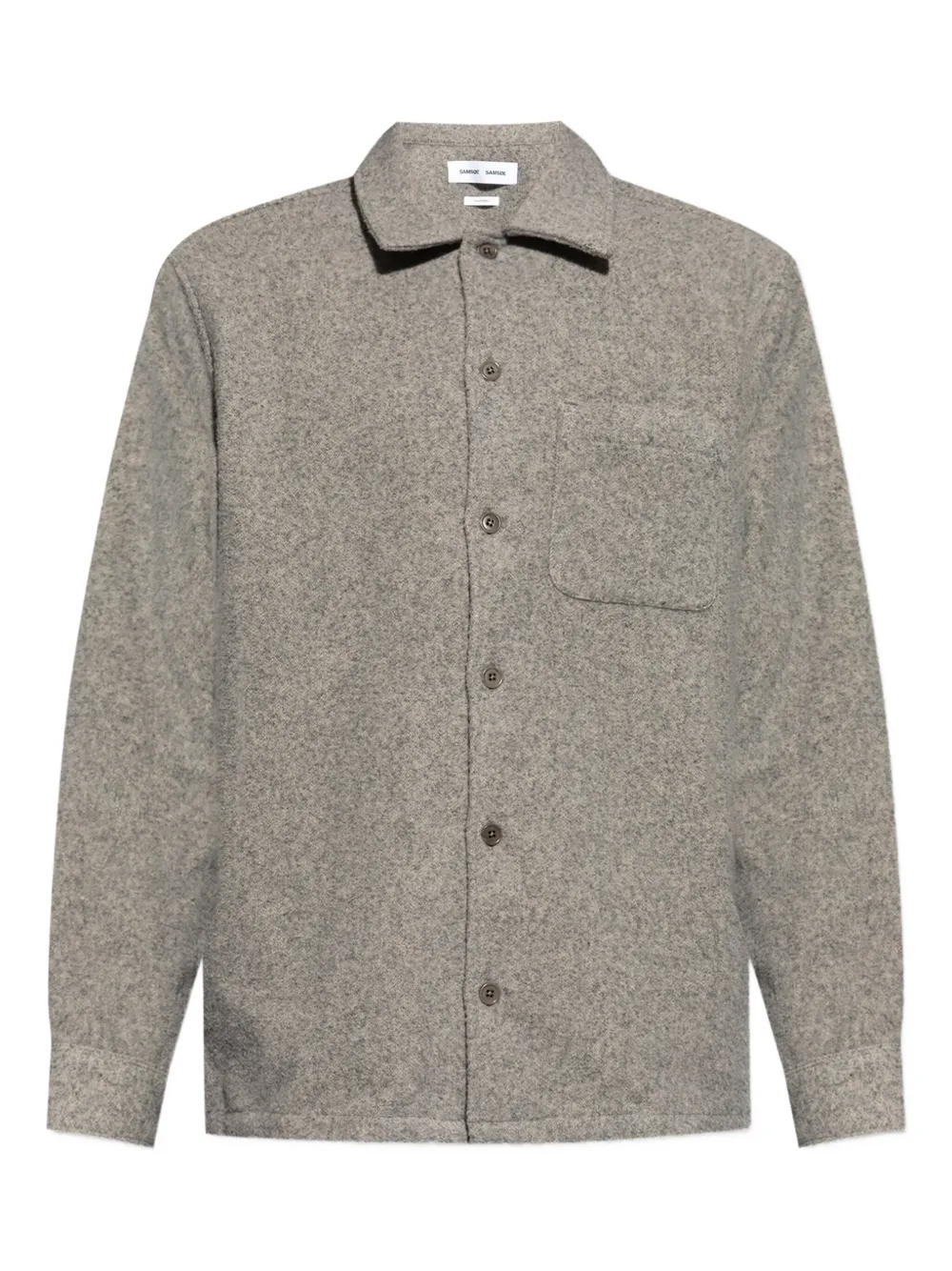 SAMSOE SAMSOE button-fastening overshirt | Grey | Image 1