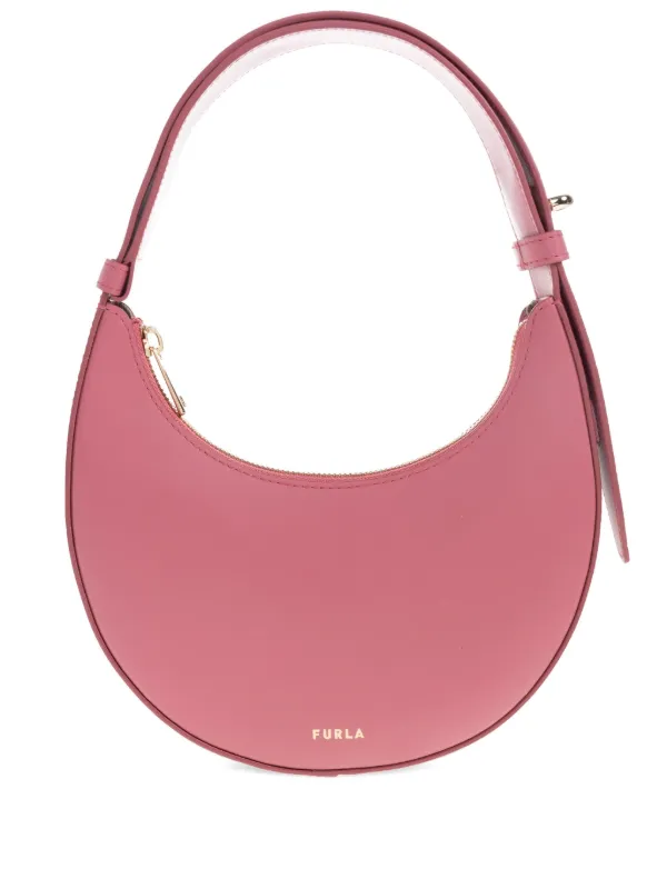 Furla Crescent Leather Tote Bag Pink FARFETCH IN